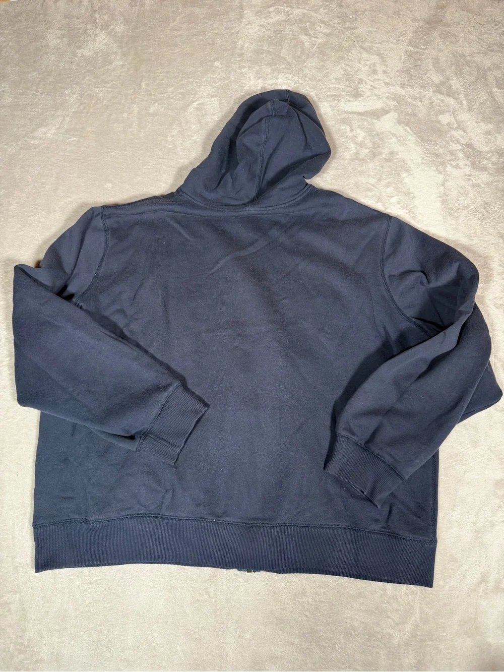 Nike Men's Dark Navy Full-Zip Hooded Sweatshirt